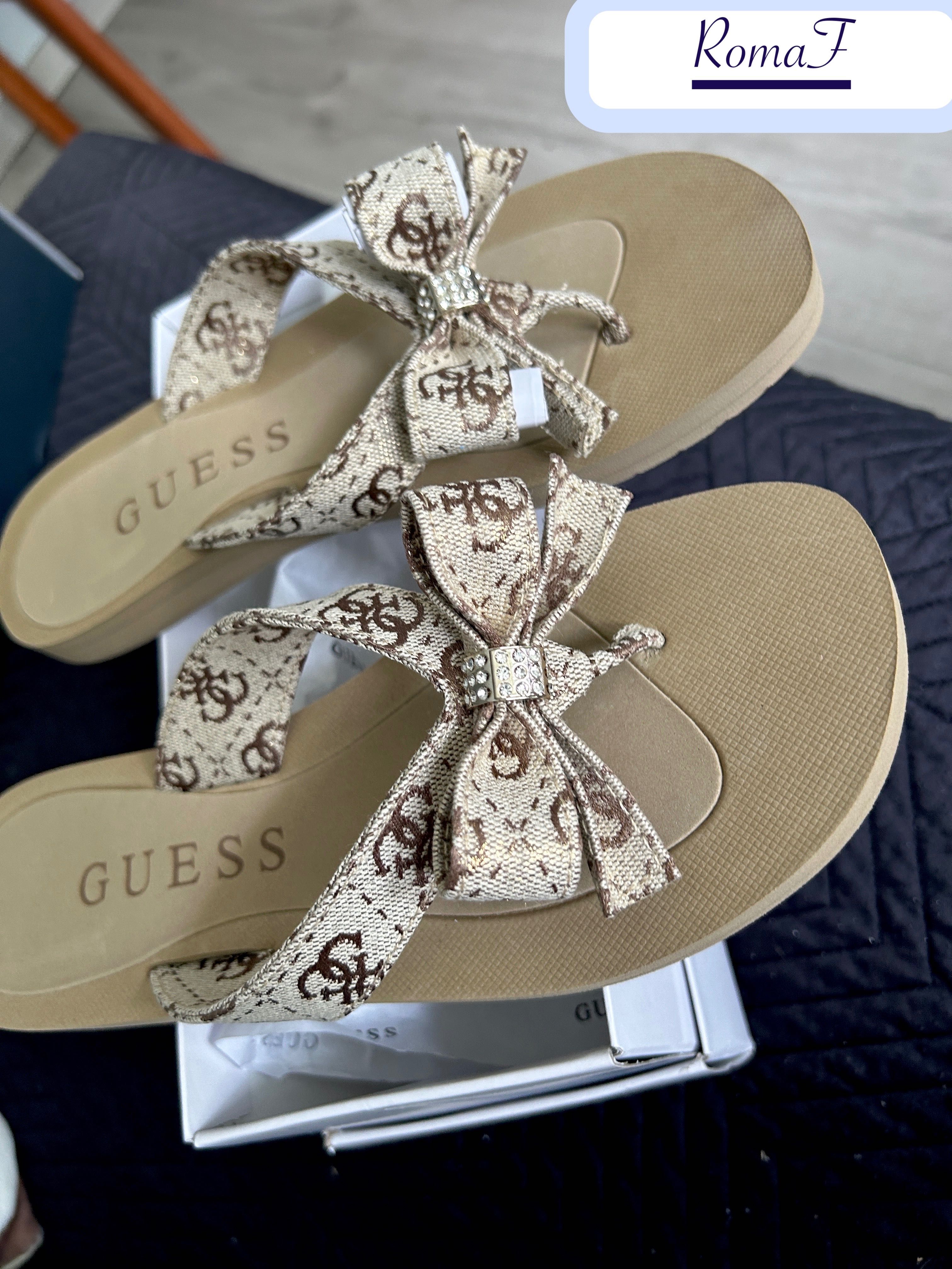 Guess klapki roz 37