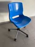 IKEA Cadeira secretária Azul com rodas