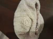 Beret ocieplany damski