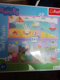Nowe puzzle Trefl Peppa 3+1