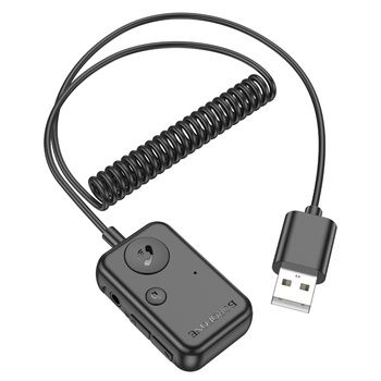 Borofone Transmiter FM BC49 June Bluetooth czarny