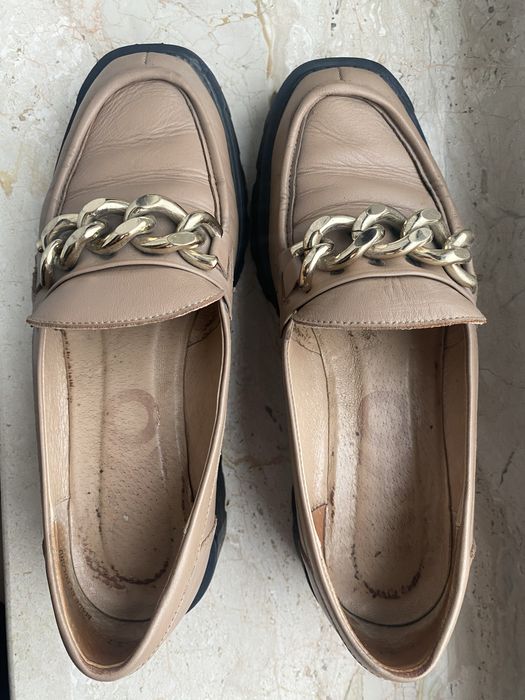 Skórzane buty Ryłko w rozmiarze 37