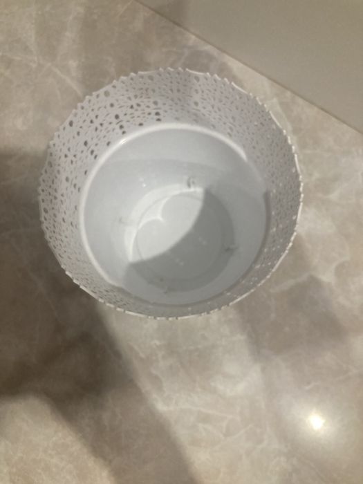 Doniczka/organizer biały plastikowy ikea