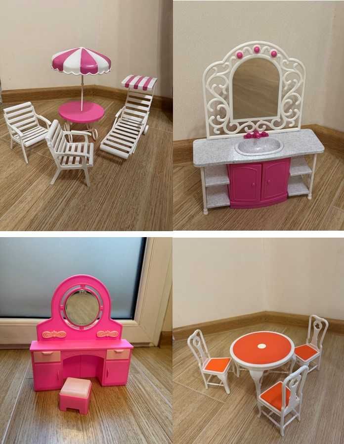 Меблі різні для ляльки Barbie