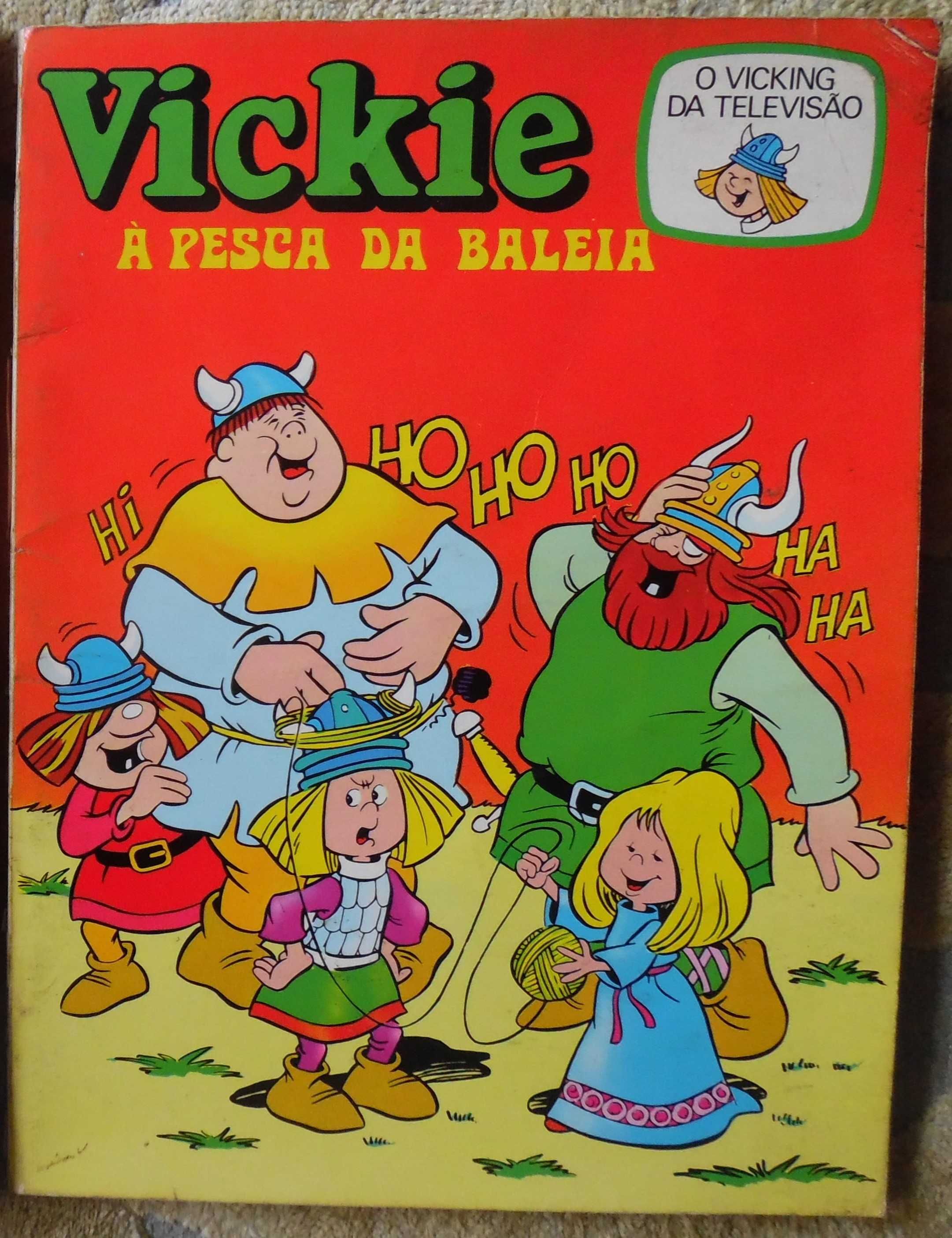 Livro Vikie o Viking Edição Portuguesa 1975 BD Capa Mole