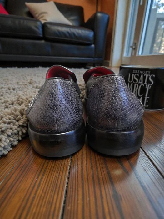 Туфлі статусні чоловічі, шкіра пітона oliver sweeney італія р.45