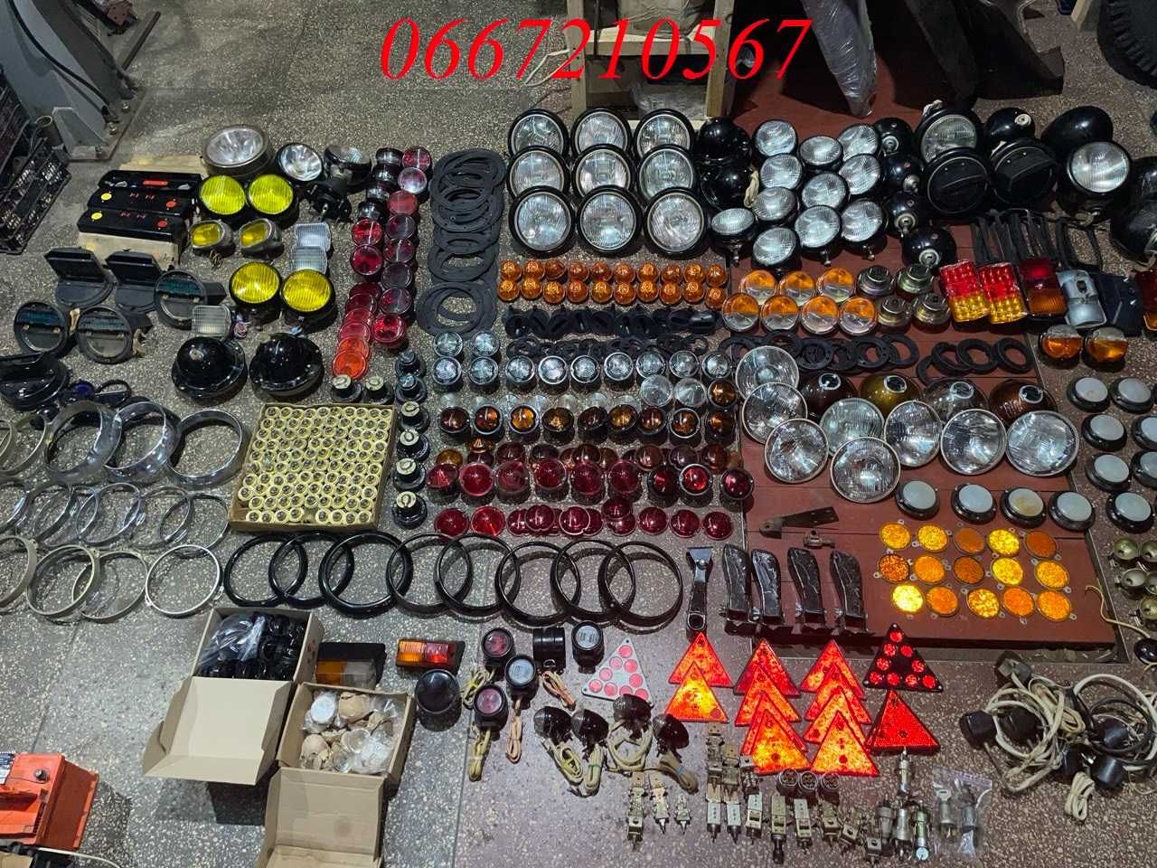 Фонарі, фари, оптика Газ 53, Газ 66, Газ 3307, Газ 52, Зіл, Уаз, Волга