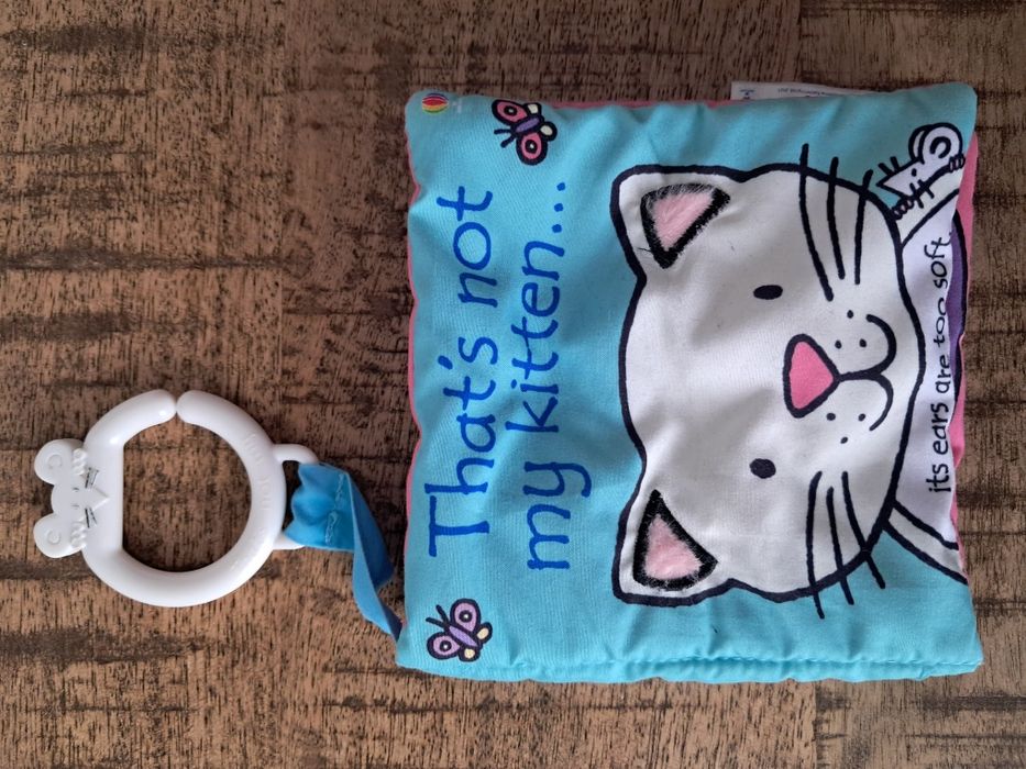 Miękka książeczka dla niemowląt w języku angielskim