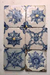 6 azulejos séc xviii