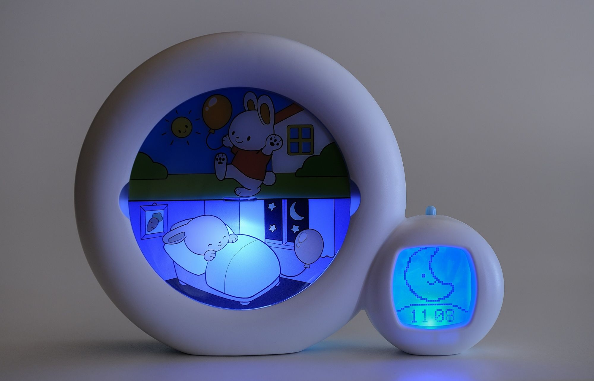 Kid Sleep 3w1 – lampka nocna, budzik i trener snu dla dzieci