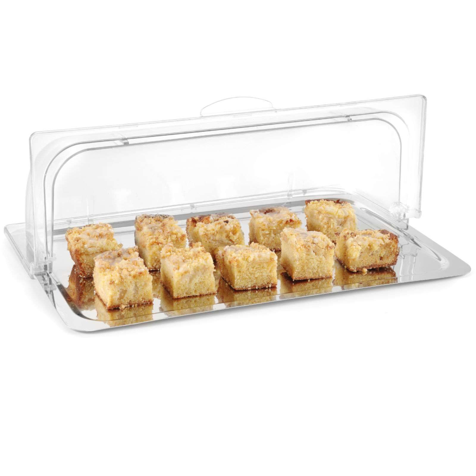 pokrywa pokrywka przezroczysta otwierana rolltop do tacy gn 1/1