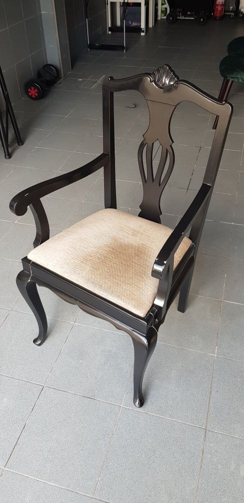 Cadeiras lacado preto