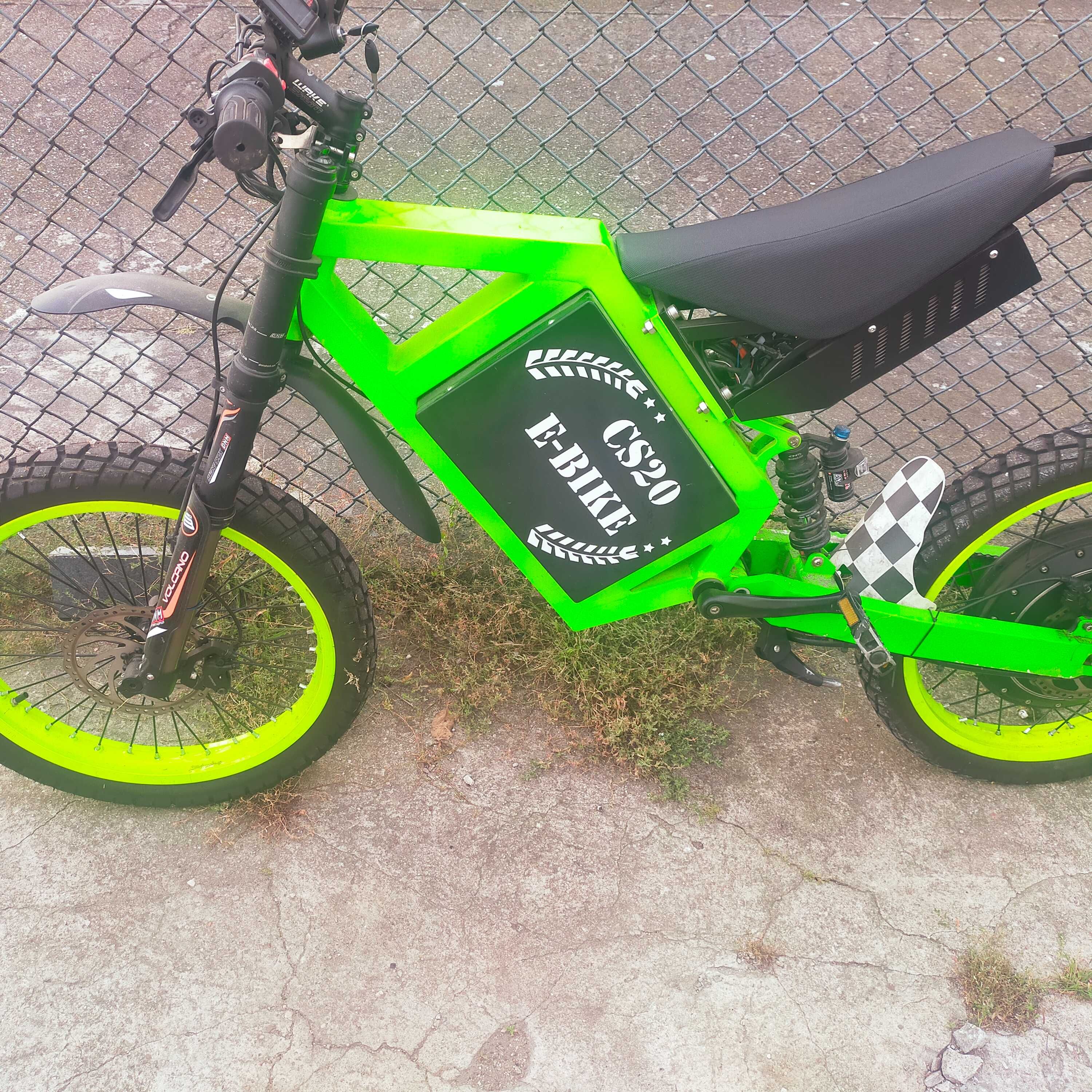 Rower Elektryczny EBIKE 12KW qs273 100km/h kariwa stealth falcon qs205