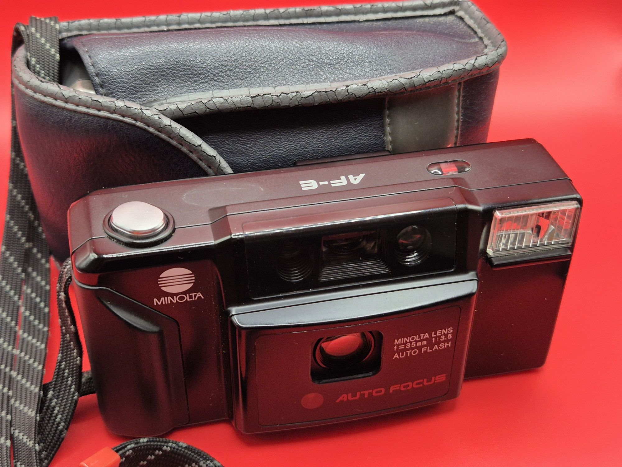 2 x aparat kompaktowy Minolta AF-E + etui