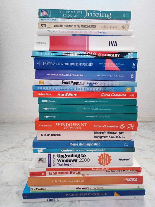 Livros de Informática, Tecnologia, Saúde, Economia, Escolares, etc
