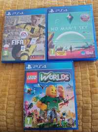 Wymienię 3 gry na PS4(FIFA, LEGO world, No man's sky)