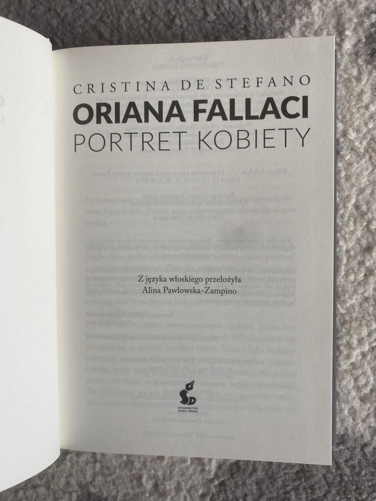 Oriana Fallaci. Portret kobiety Cristina De Strffano