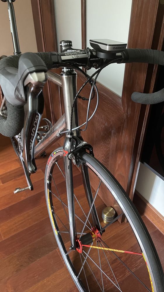 Tytanowa Enigma Shimano Dura-Ace, Elite, Mavic Ksyrium, 56cm