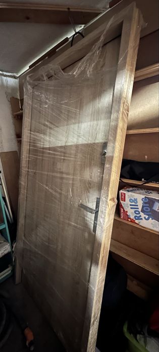 Drzwi wejściowe, Dąb Sonoma, 90 Prawe