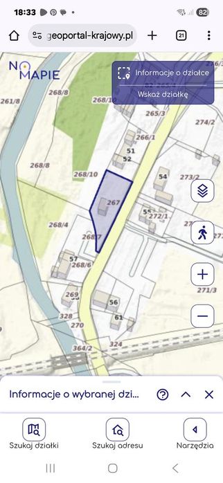 Działka budowlana 1907 m²