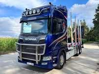 Scania R650 V8 NG DO DREWNA DO LASU