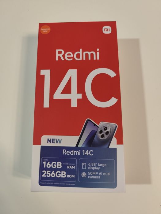 Smartfon Xiaomi Redmi 14C 8/256, kolor czarny