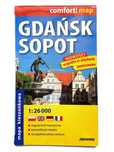 Gdańsk Sopot Comfort! map 1:26000 mapa plan miasta