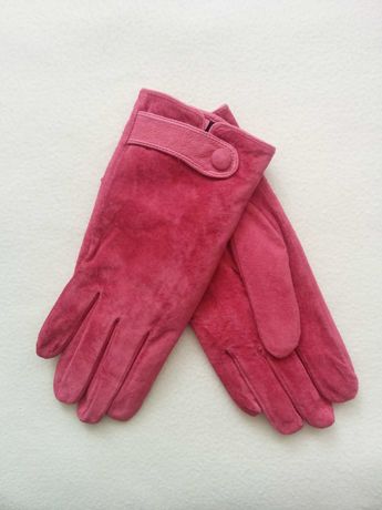 NOWE rękawiczki z zamszu naturalnego