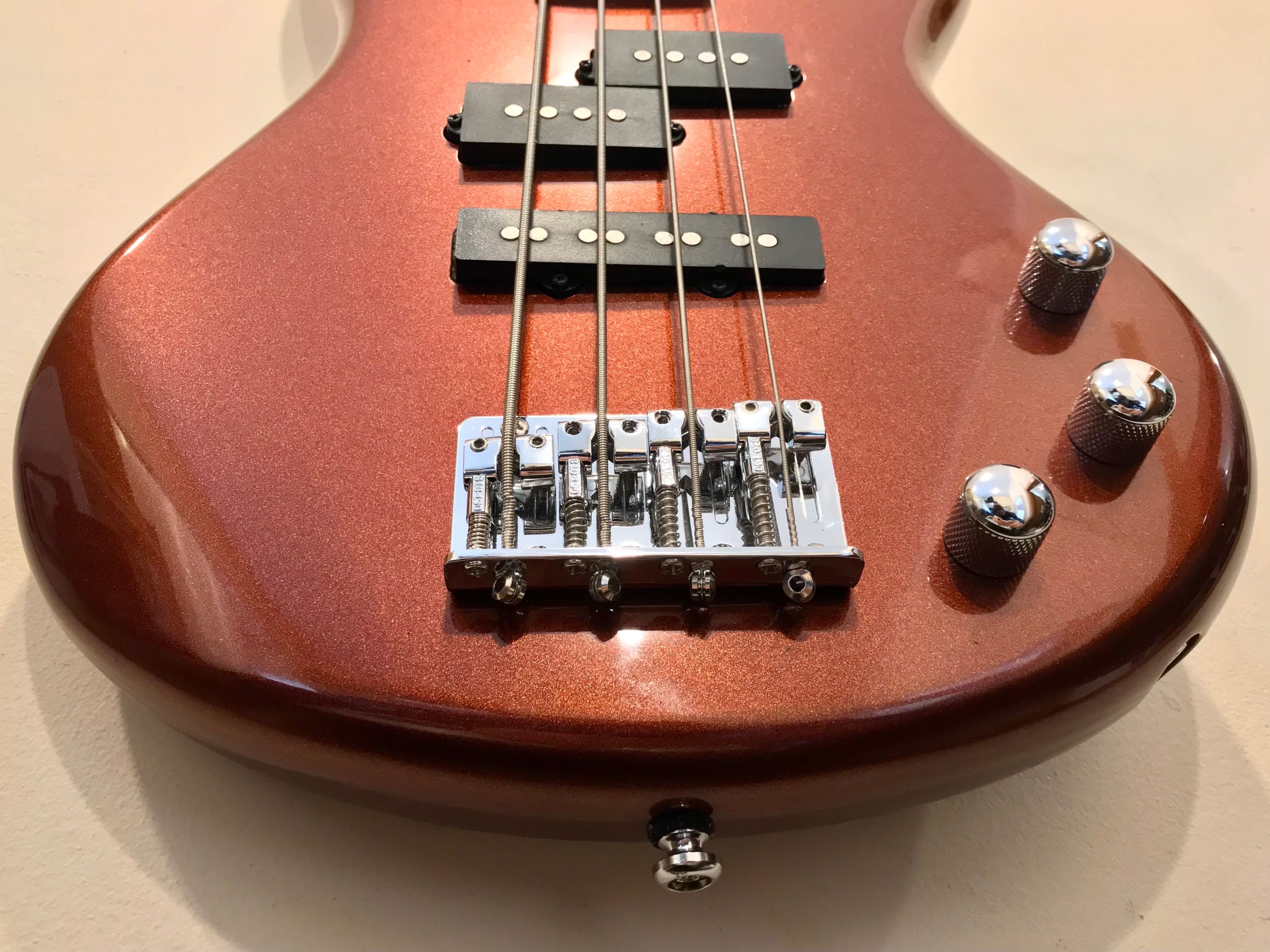 IBANEZ GSRM20 Root Beer Metallic Gio Mikro Gitara BASOWA jak NOWA pokr