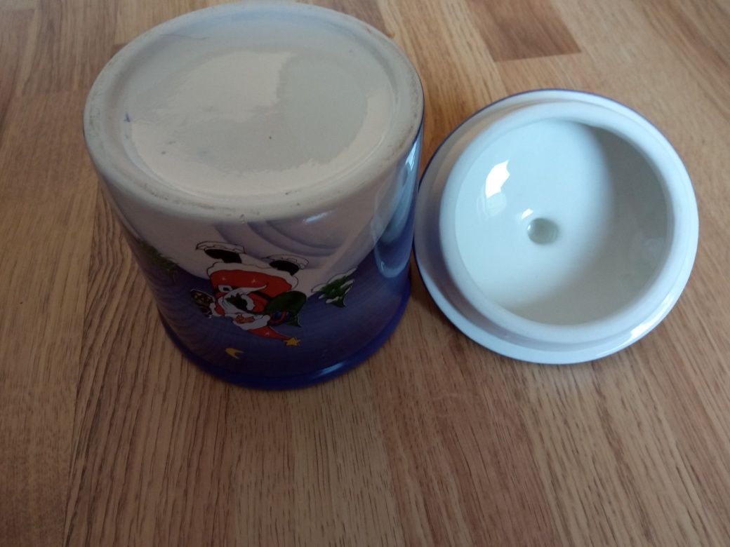 Ceramiczny pojemnik na ciastka słodycze lub inne