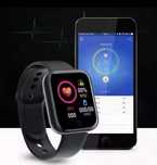 Zegarek smartwatch fitness czarny
