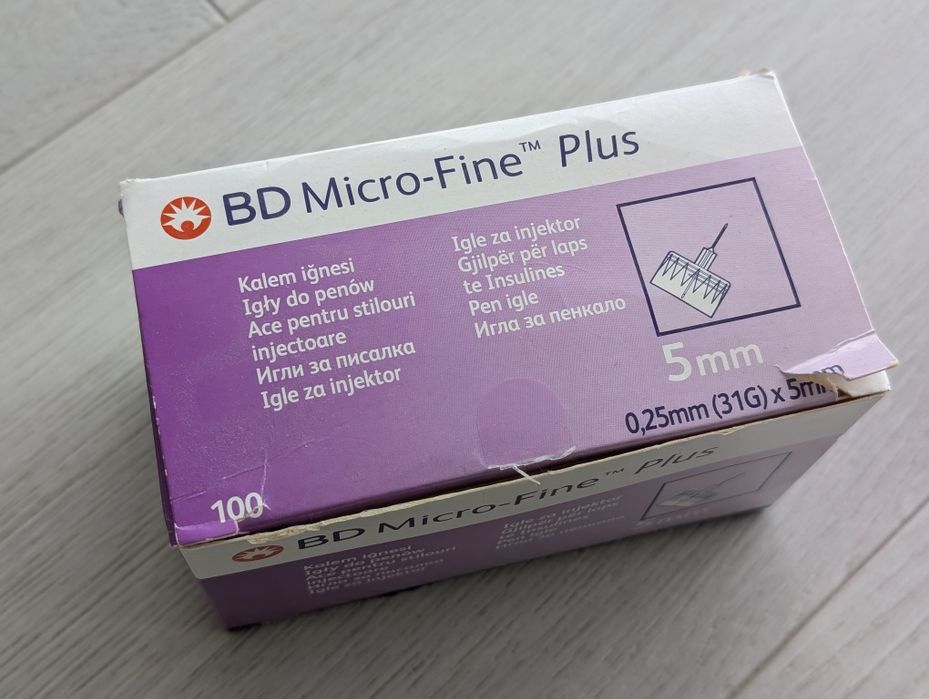 BD Micro-Fine Plus 31g 5mm igły do penów