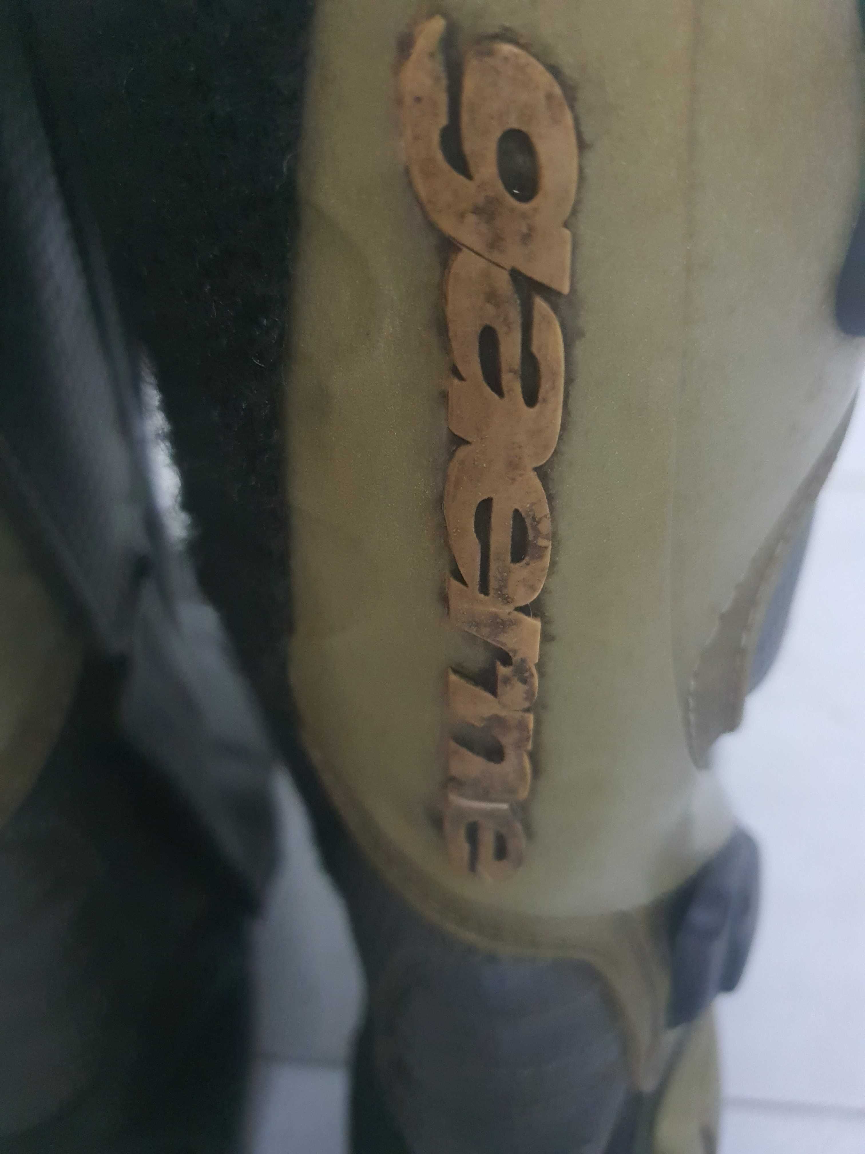 Botas motocross em pele