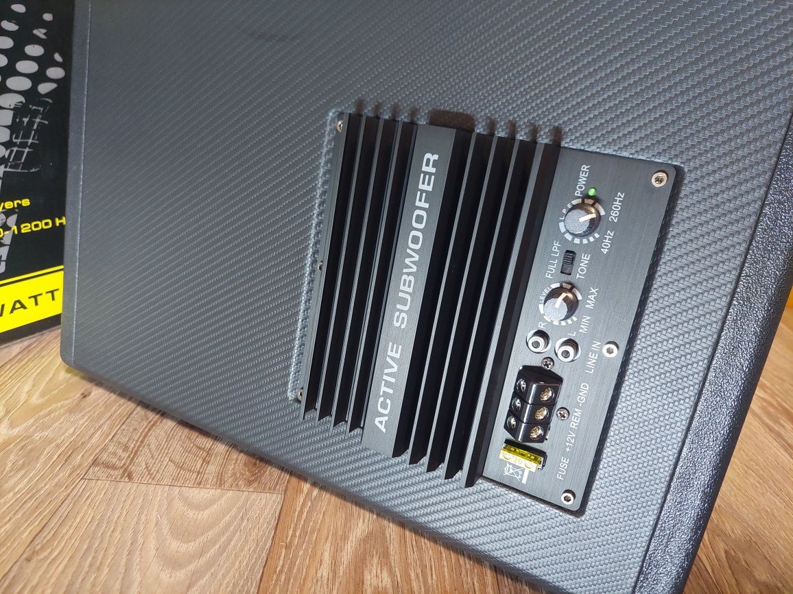 Універсальний сабвуфер активний CW- 1090 в авто 500 W на 10 дюймів
