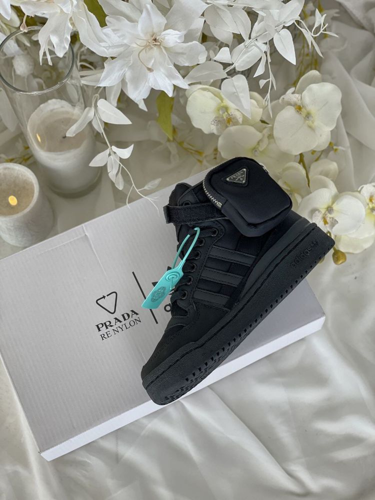 Sneakersy Adidas x Prada black high