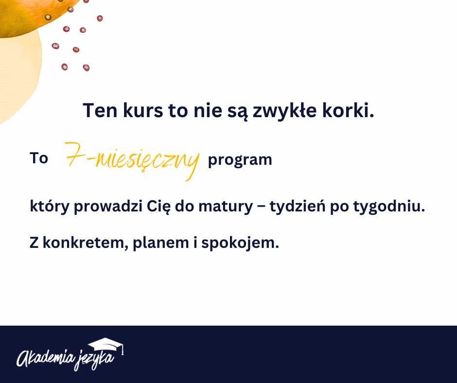 Kurs MATURA ANGIELSKI ONLINE – przygotowanie do MATURY 2026