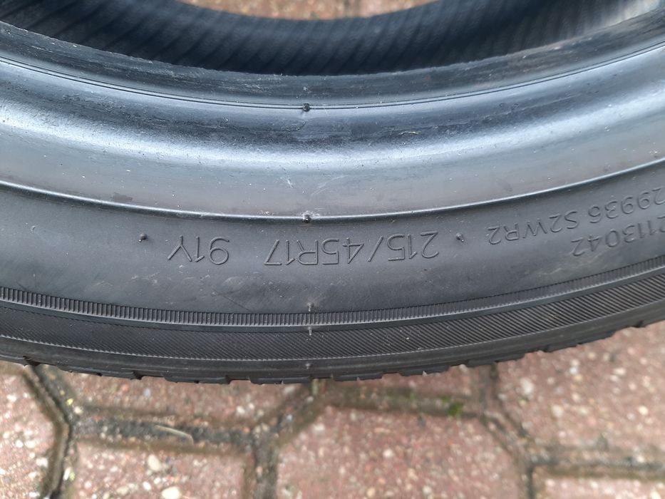 4x Opony całoroczne 215/45R17 Hankook Kinergy 4S² 2022r 7mm