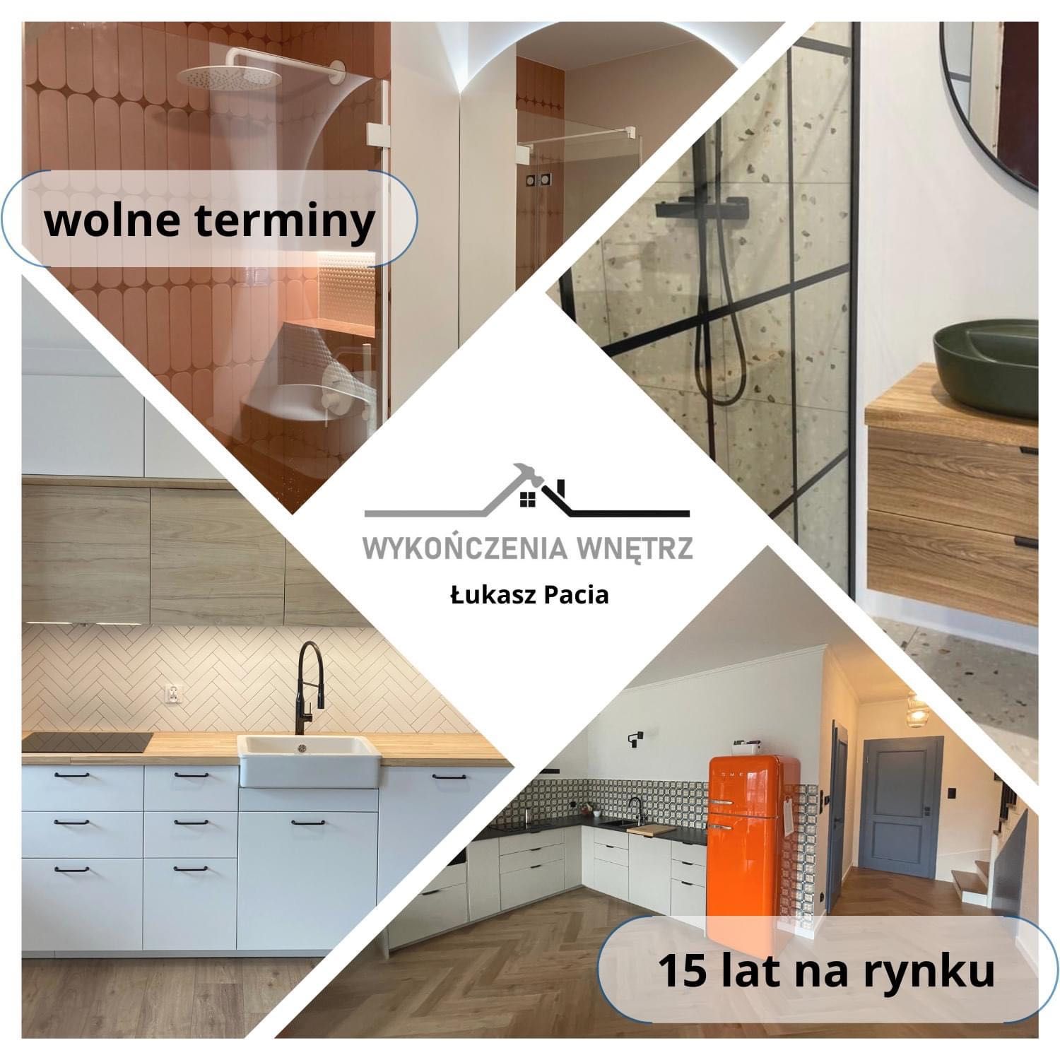 Wykończenia wnętrz. Remonty mieszkań. Glazurnik, malowanie, gładzie…