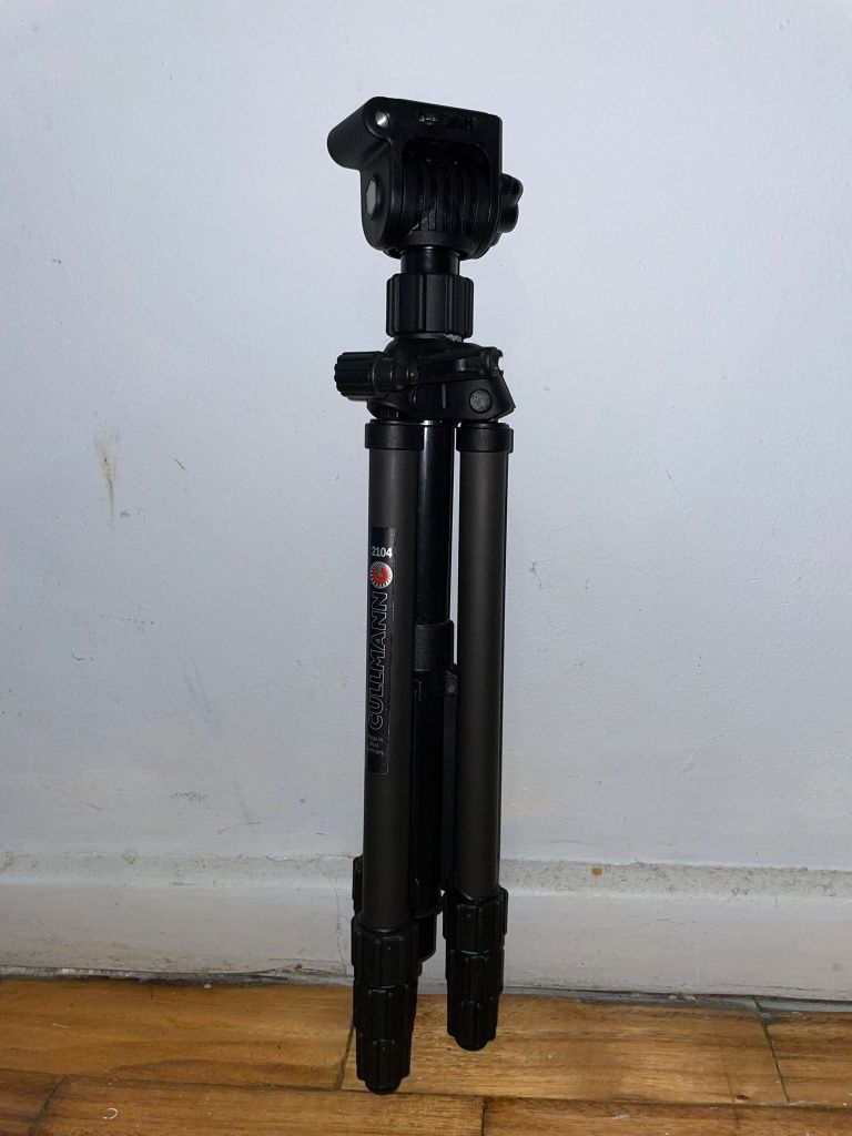 Tripé para câmara fotográfica