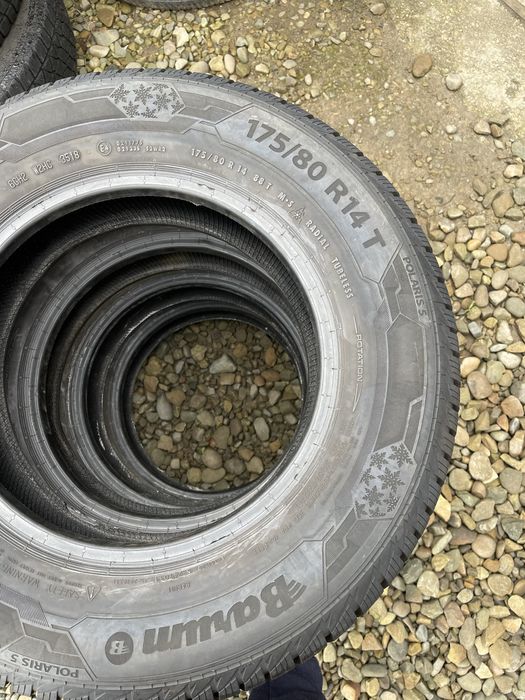‼️ 175.80r14 Barum Polaris 5 зимові шини колеса 4шт 6-7мм