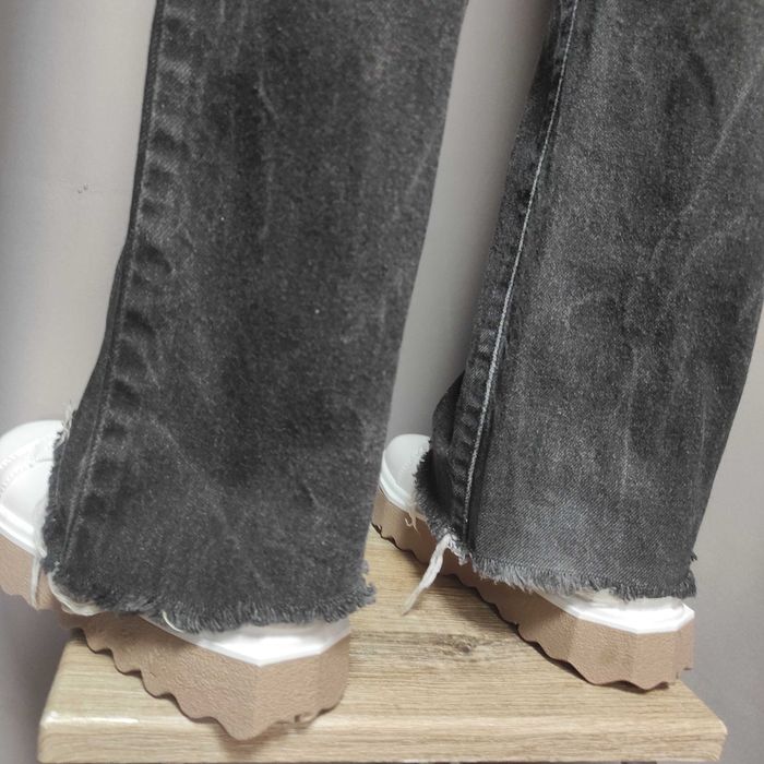 versace jeans couture джинсы брендовые черные женские клеш