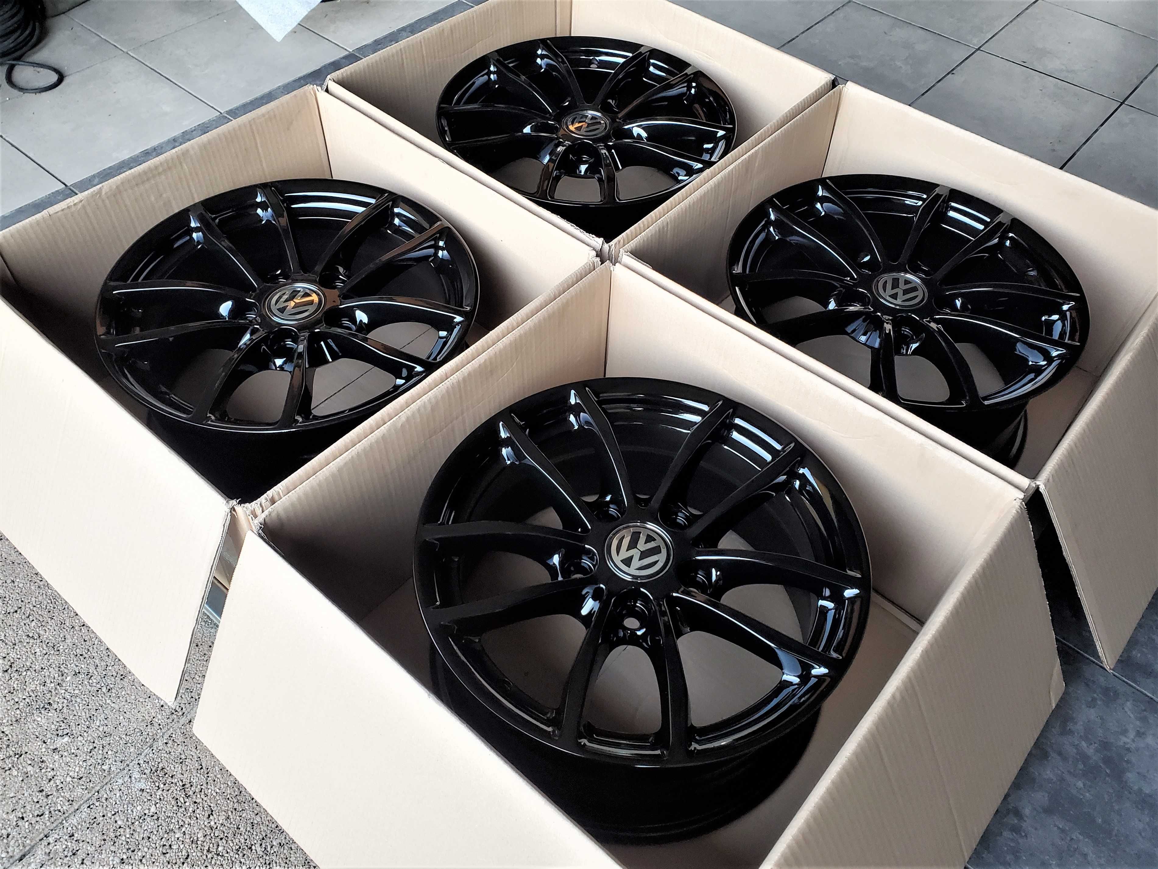 Alufelgi 16 VW T5 T6 Transporter Caravelle Multivan Czarne 5x120 481#