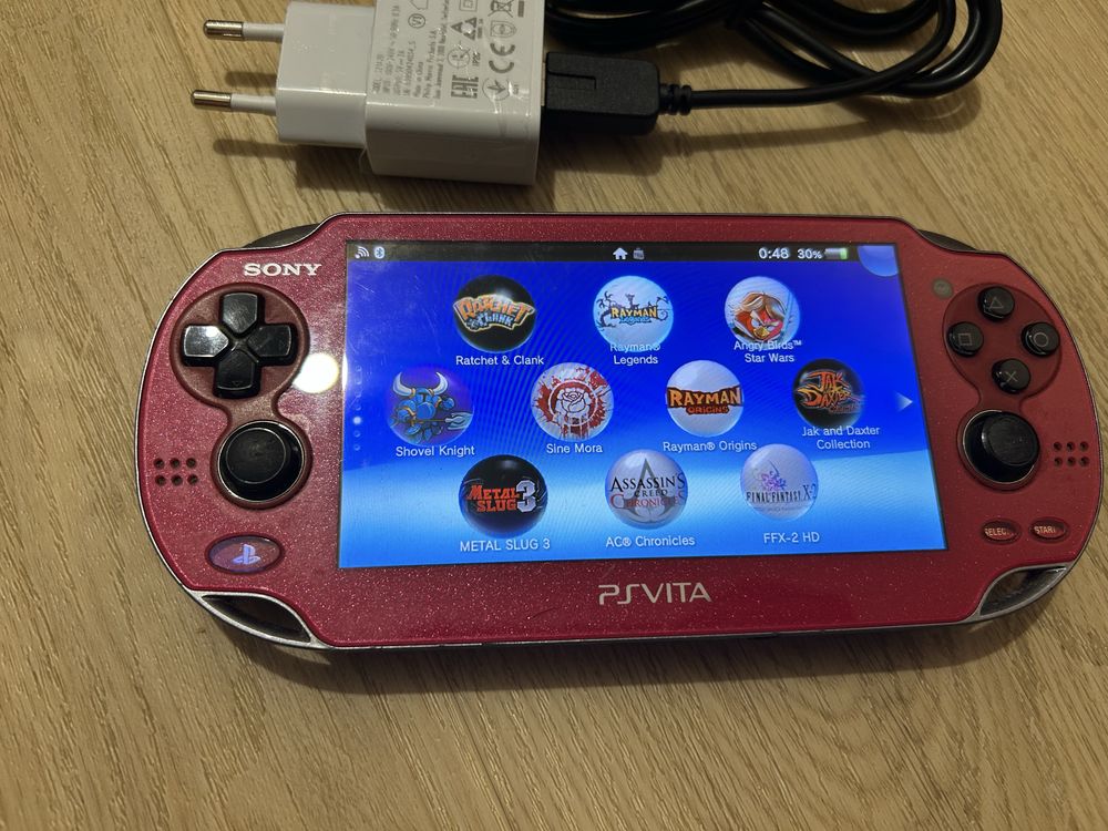Konsola PlayStation Vita PSV red oled i 34 gry