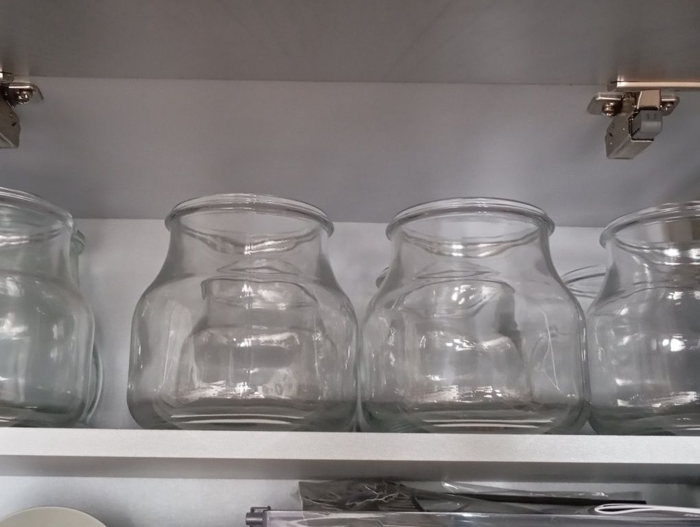 8 potes vidro Ikea