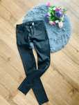 Woskowane spodnie rurki skinny H&M 38 M 28 32