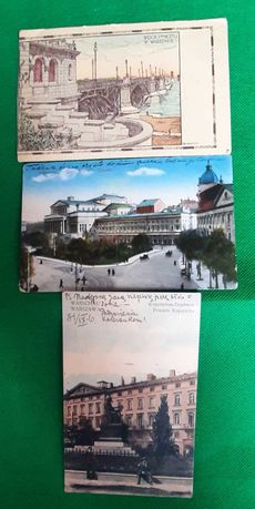 Stare pocztówki Warszawa - cenzura