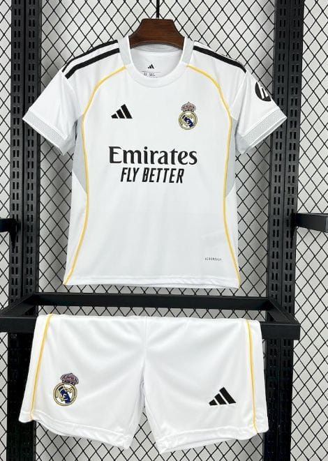 Kit Criança Real Madrid e Barcelona 25/26