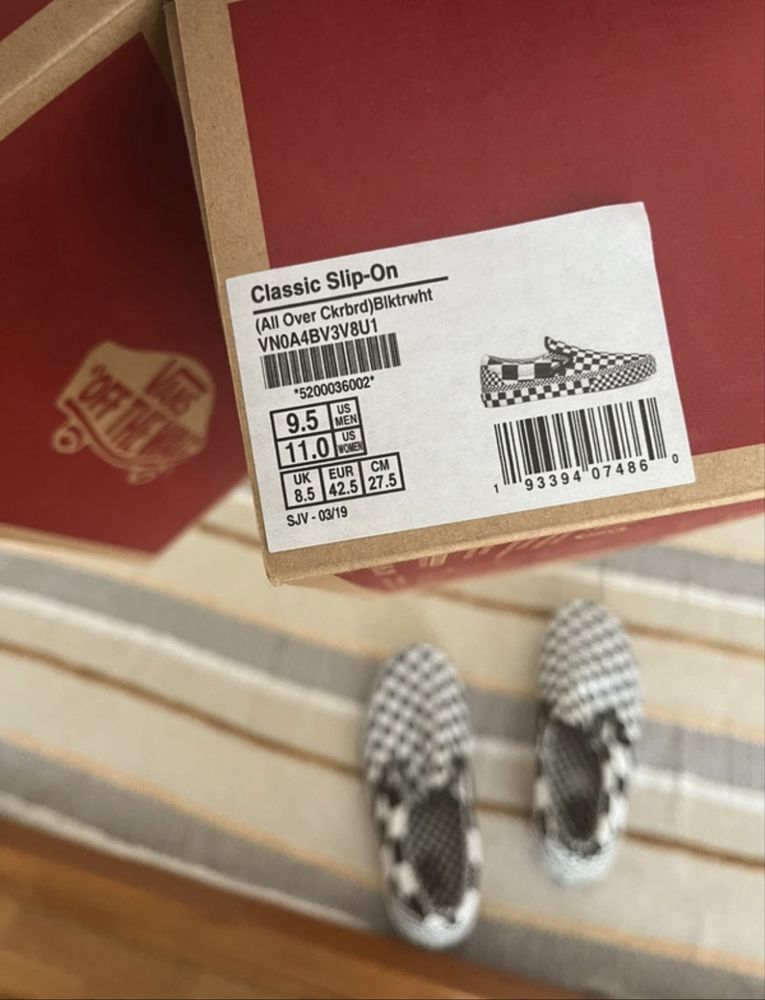 Vans Slip On Checkers 42,5