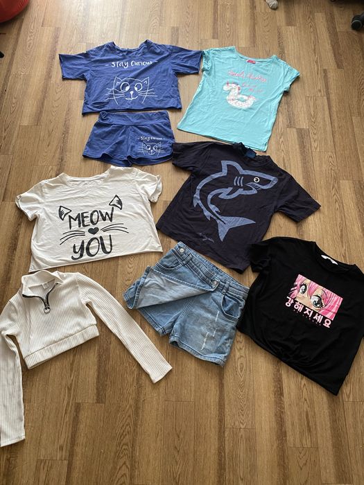 Великий пакет речей на дівчинку, 140 розмір