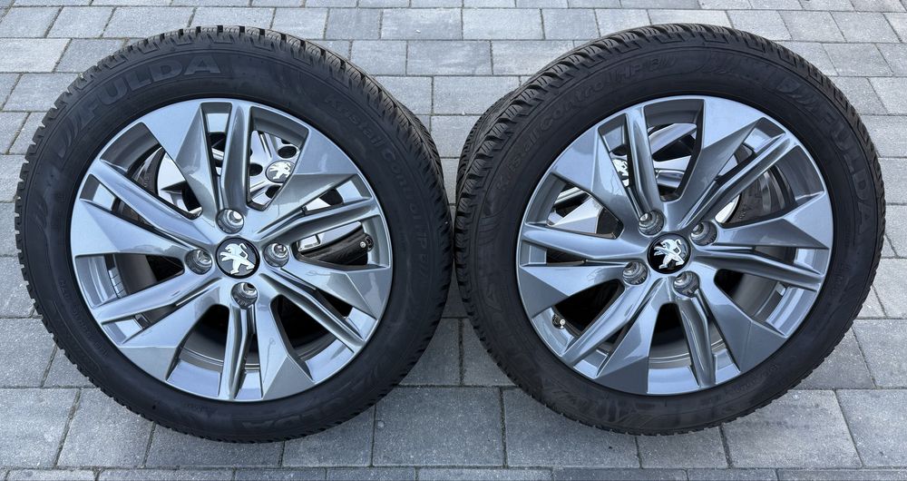 Oryginalne Felgi Peugeot 208 4x108 6.5J ET32 195/55R16 97H Zima 2022r